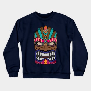 Tiki Totem Idol Mask Crewneck Sweatshirt